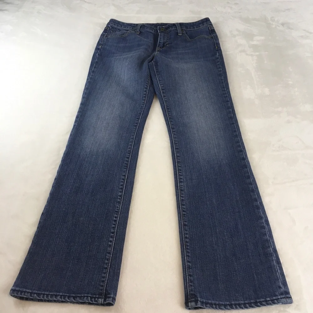 Gap 1969 Classic Denim Jeans Straight Size 6R - Picture 2 of 8